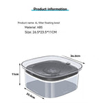 Praktische 2L Hundewasserflasche mit Sichtfenster | AquaPet