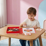 Lernpuzzle für Kinder zur Entwicklung von Gesichtsausdrücken