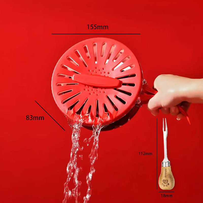 2-in-1 Drainer and Storage Basket – Easy Washing & Storing of Fruits and Vegetables