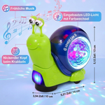 Krabbelspielzeug mit Musik und leuchtender Schnecke
