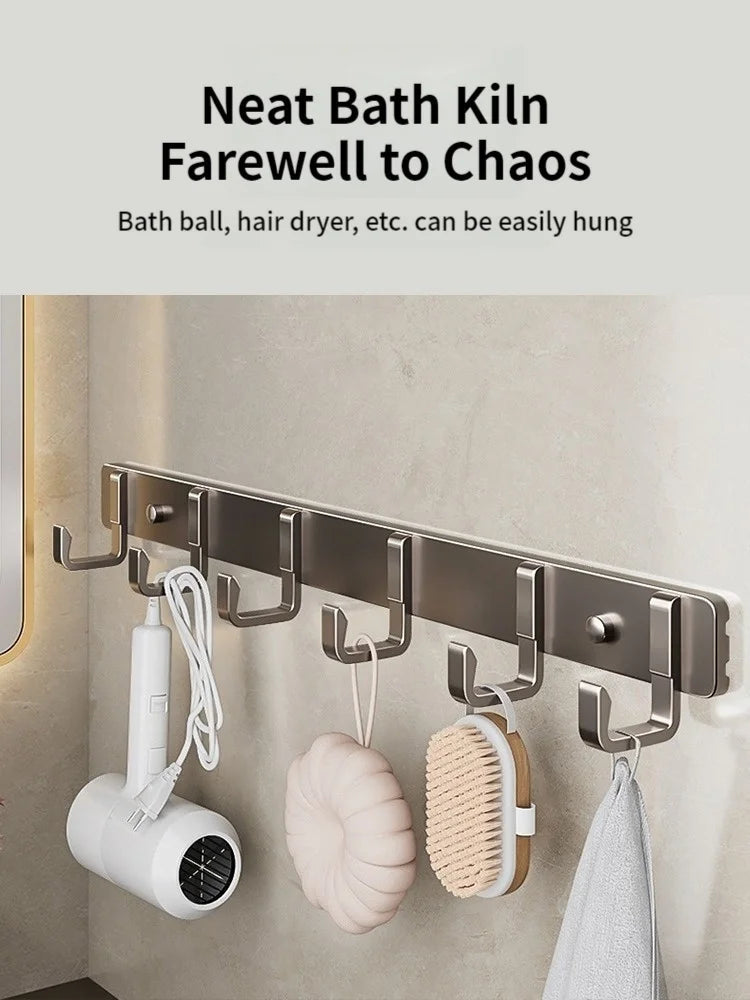 Elegant aluminum wall and door hooks for every room