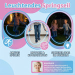 Springseil mit leuchtenden Effekten