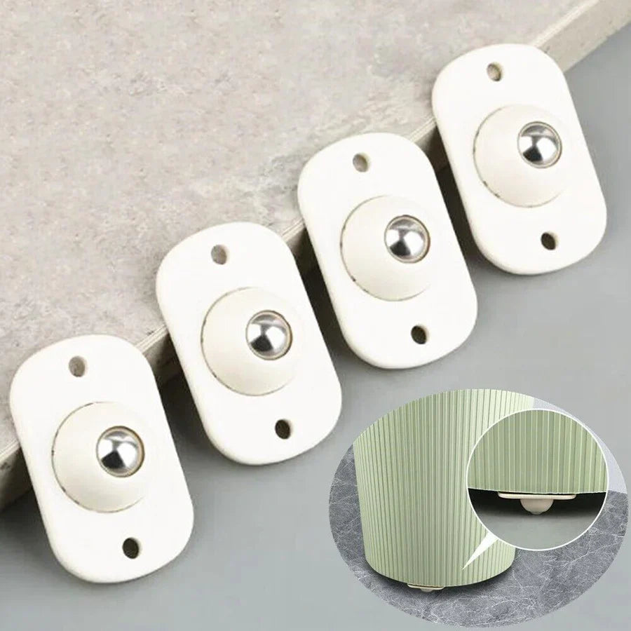 Möbelgleiter mit Kugellagern – Selbstklebend für Tische und Schränke - 8er Set