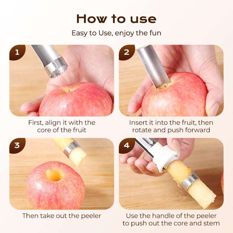Obstschäler 2-in-1 für die Küche