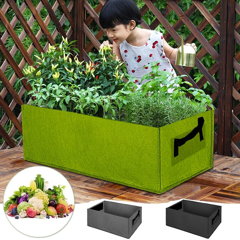 Flexible Felt Plant Pot | Practical Carrying Handles | 6–31 Gallons