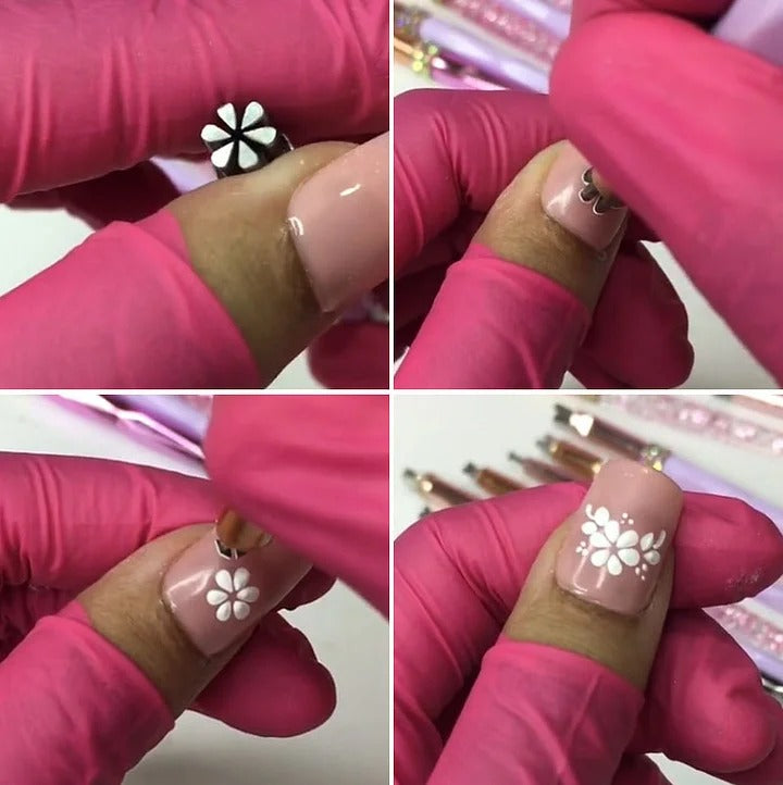 Präziser Nail Art Stempel für kreative Nageldesigns