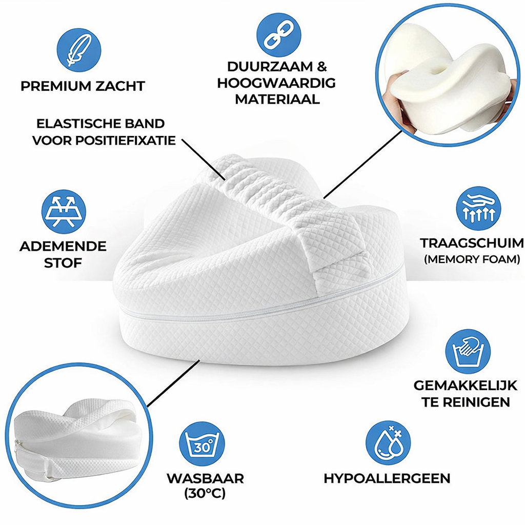 Pain-relieving leg rest pillow – For restful sleep