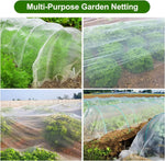 EcoGuard Plant Protection Net | Robust Insect and Bird Protection | Light Permeable for Vegetables and Fruits