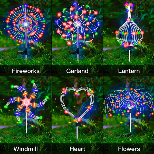 4er Set Solarlichter für Garten – Wetterfeste LED Deko mit Solarbetrieb