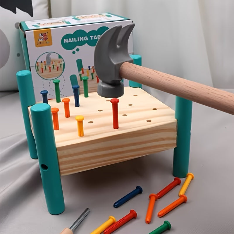 Colorful Hammering Fun | Interactive Toy for Children | Promotes Motor Skills & Coordination