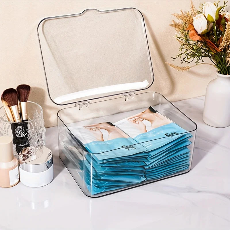 Elegante Acryl-Aufbewahrungsbox | Vielseitiger Organizer für Zuhause