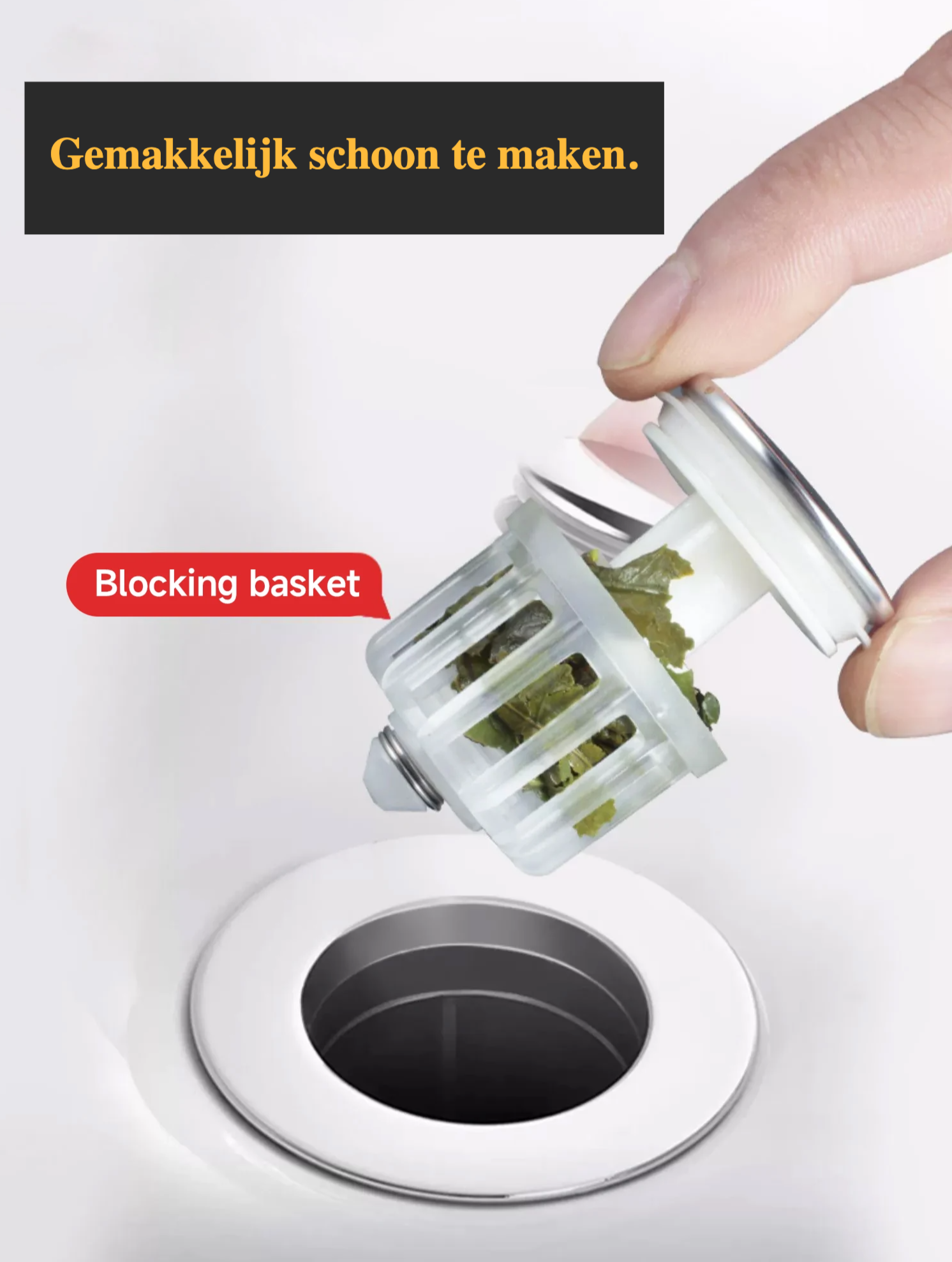 SmartSeal Universeller Pop-Up Abflussstopfen für Küche und Bad