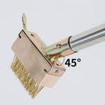 Moss and Weed Remover with Steel Bristles | 120 cm Handle