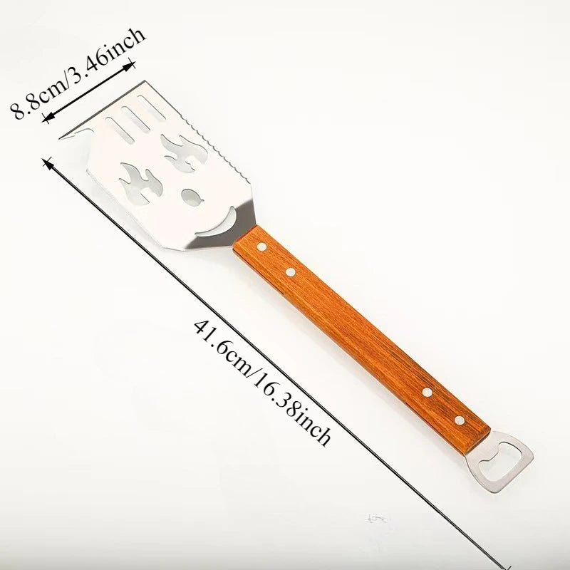 GrillMaster 7-in-1 Multifunctional Stainless Steel Grill Helper