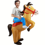 Inflatable Horse Costume for Adults - Cowboy Style for Parties