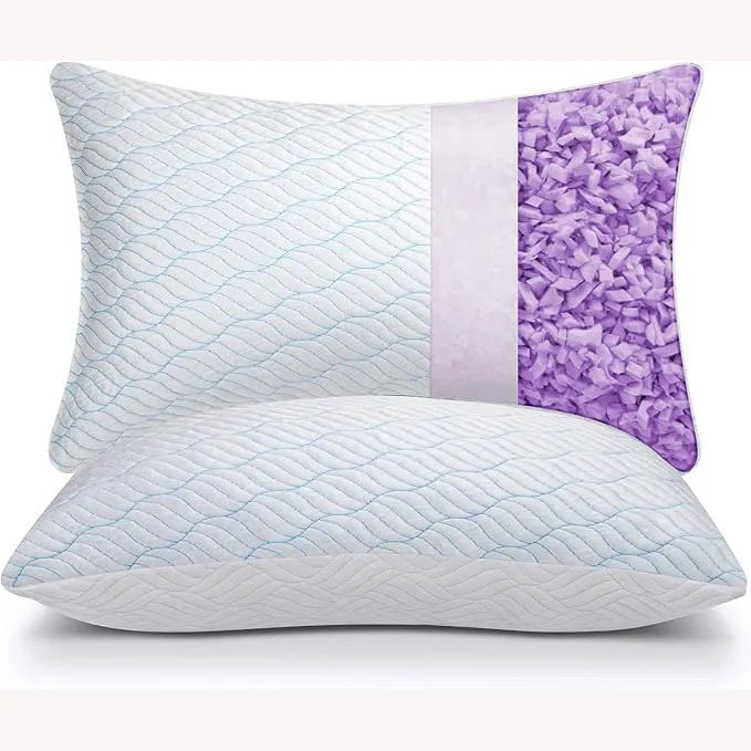 Refreshing Sleep Pillow with Lavender Gel for Optimal Comfort