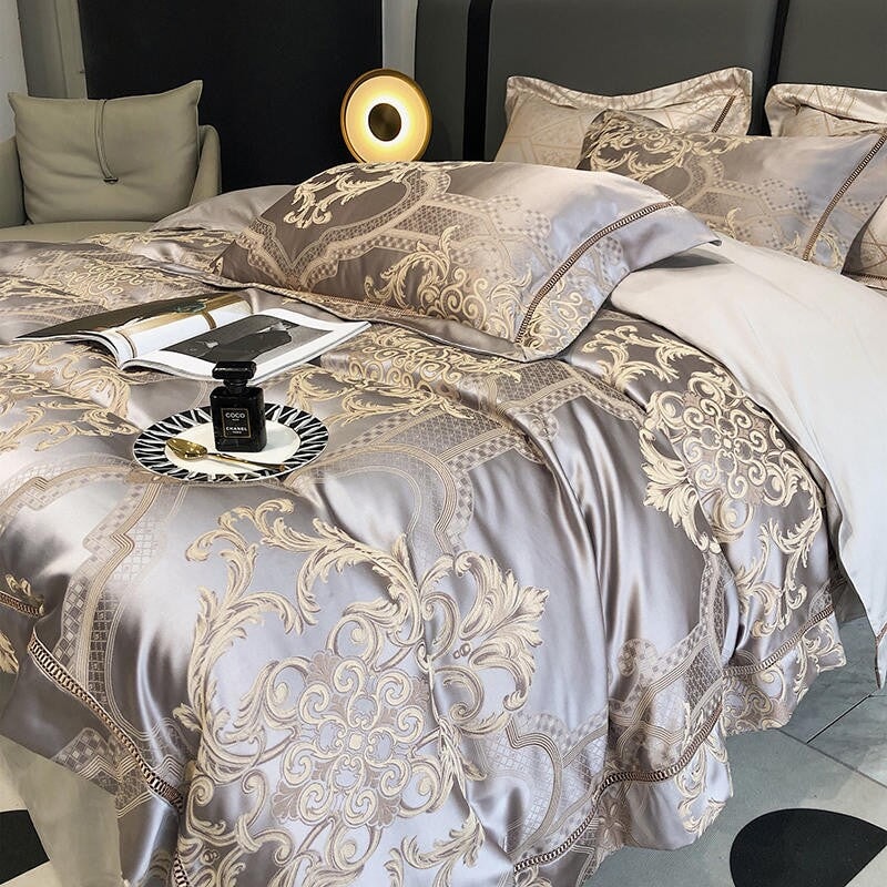 Elegantes Bettwäsche Set aus ägyptischer Baumwolle – 1000 TC für höchsten Komfort