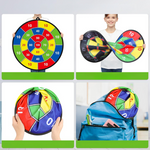 Doppelseitige Kinderdartscheibe – Große sichere Dartscheibe für drinnen und draußen