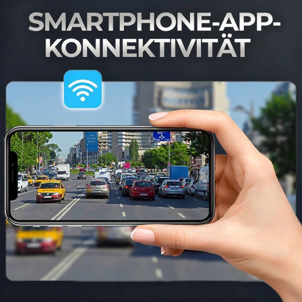 Dashcam für umfassende Sicherheit: Front-, Rück- und Innenansicht