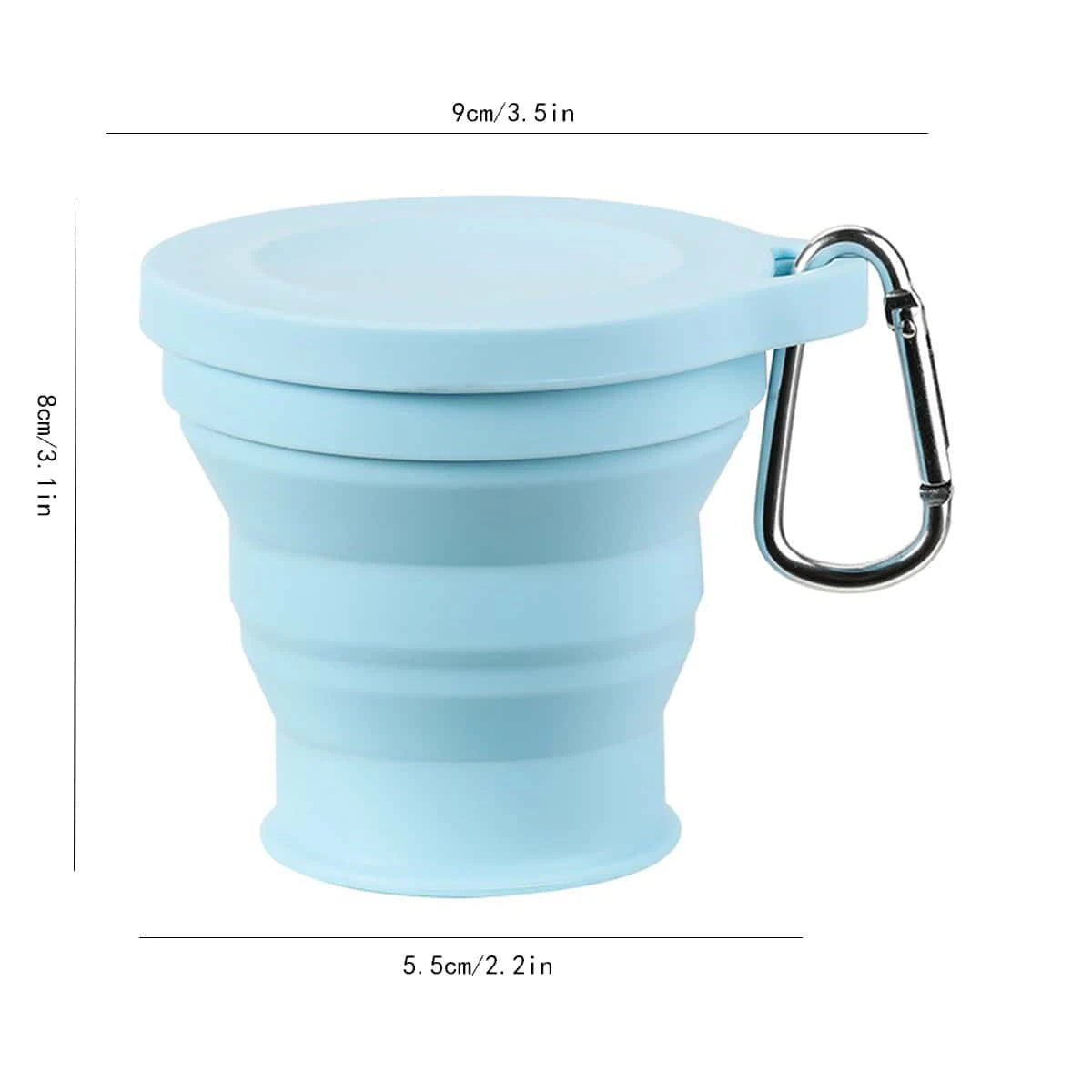 Collapsible Cup Flexi | space-saving silicone for outdoor activities
