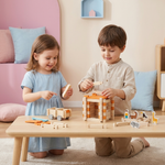Holz-Baustein Set im Montessori-Stil – Stapel- und Konstruktionsspielzeug