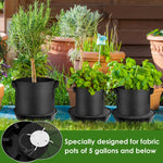 Self-Watering Plant Coasters with 2.8 L Water Reservoir | 4-Pack