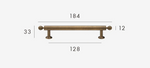 Antiker T-Griff aus massivem Messing – Voltyx Design