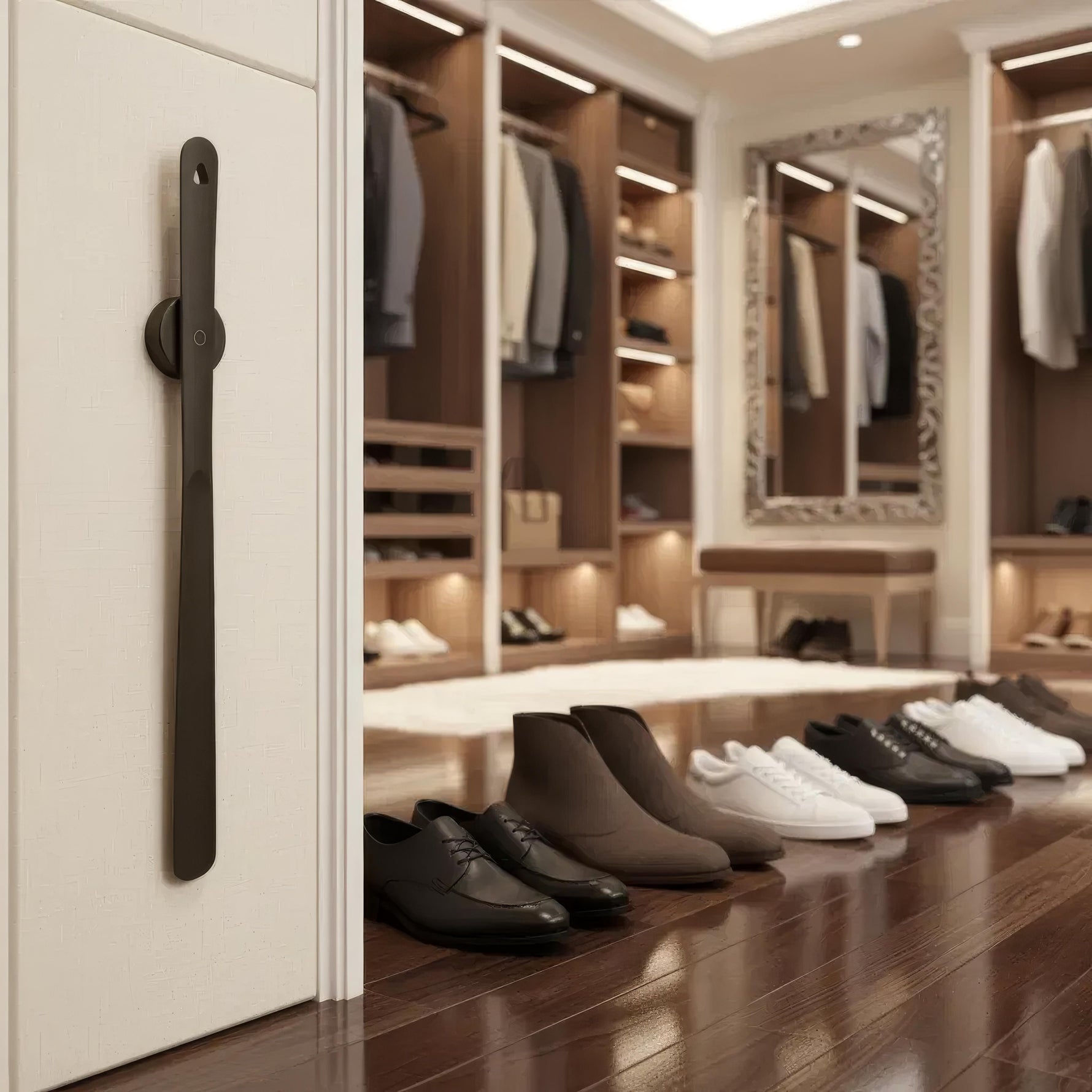Stylish Shoehorn Made of Beechwood – Simple and Elegant