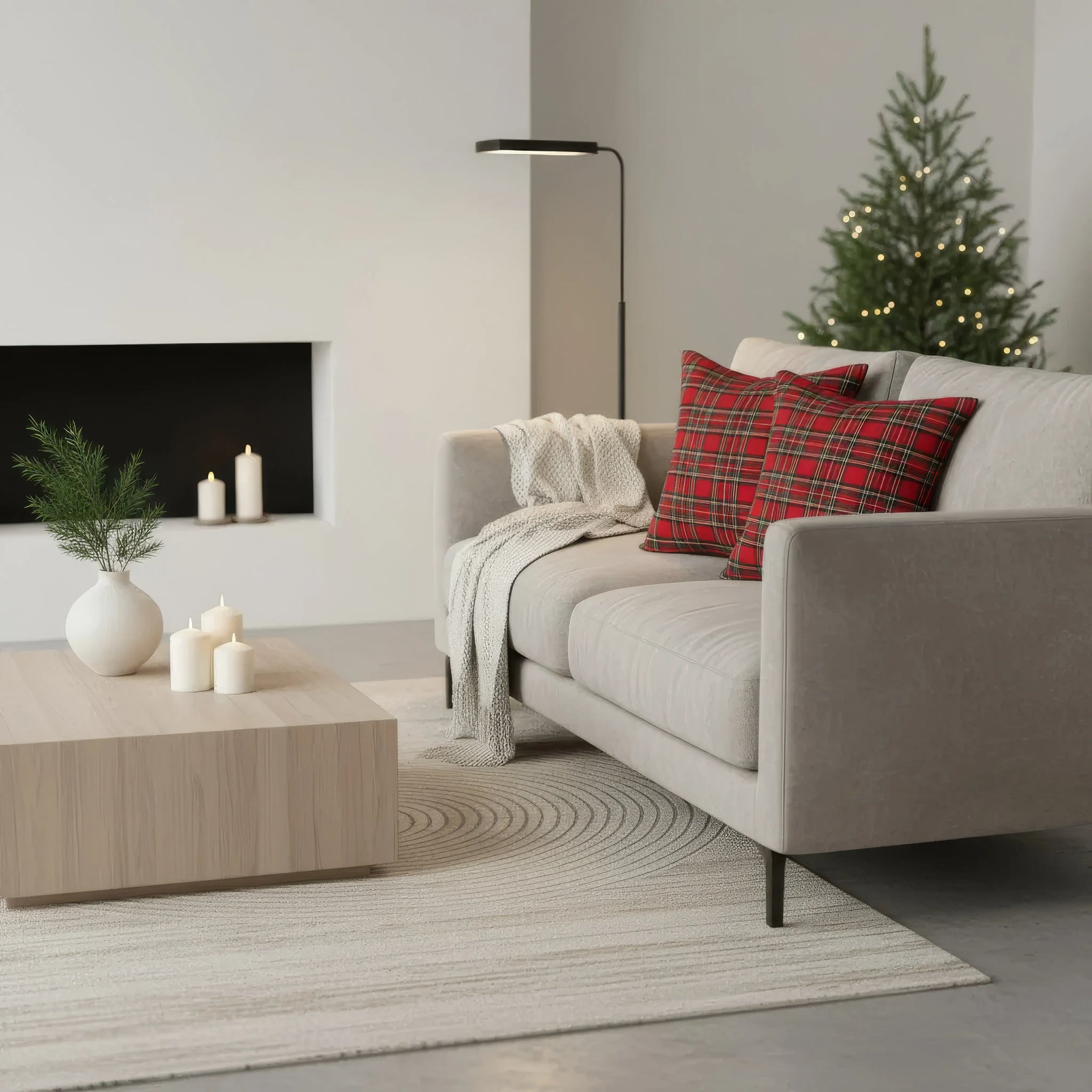 Festive Christmas Cushion Cover Set (2 Pack)