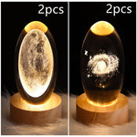 3D Kristalllicht mit LED für eine entspannte Atmosphäre