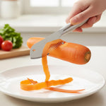 Precise vegetable peeler for perfect julienne strips
