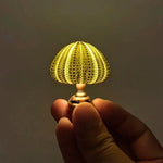 Elegante Nachttischlampe im Seeigel-Design