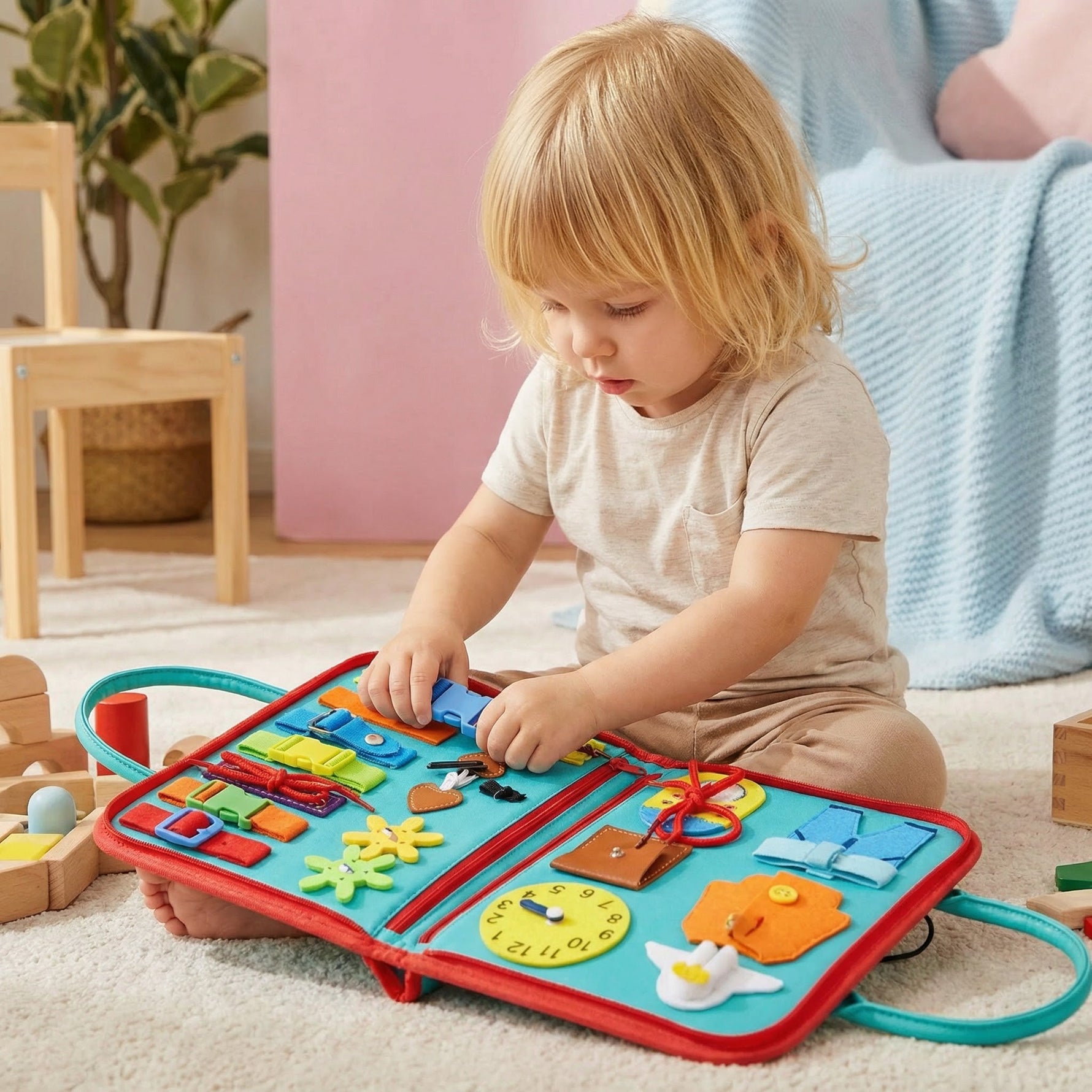 Spiel- und Lernbuch nach Montessori-Prinzipien