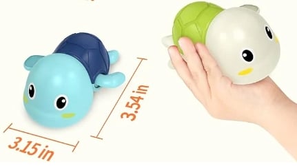 Aufziehbare Schwimmturtles – 6er Set für Badespaß