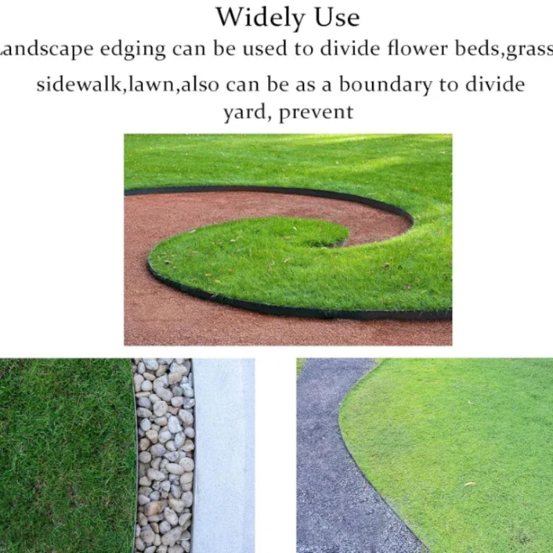 FlexiLawn Edge Border 5m/10m | 5 cm Height | With Posts