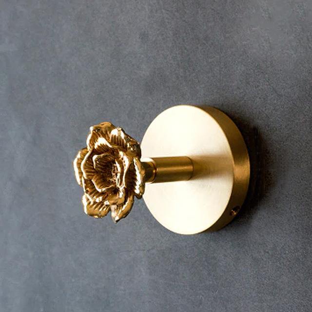 Gold Finished Animal Coat Hook for Home Decoration