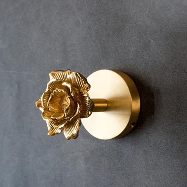 Gold Finished Animal Coat Hook for Home Decoration