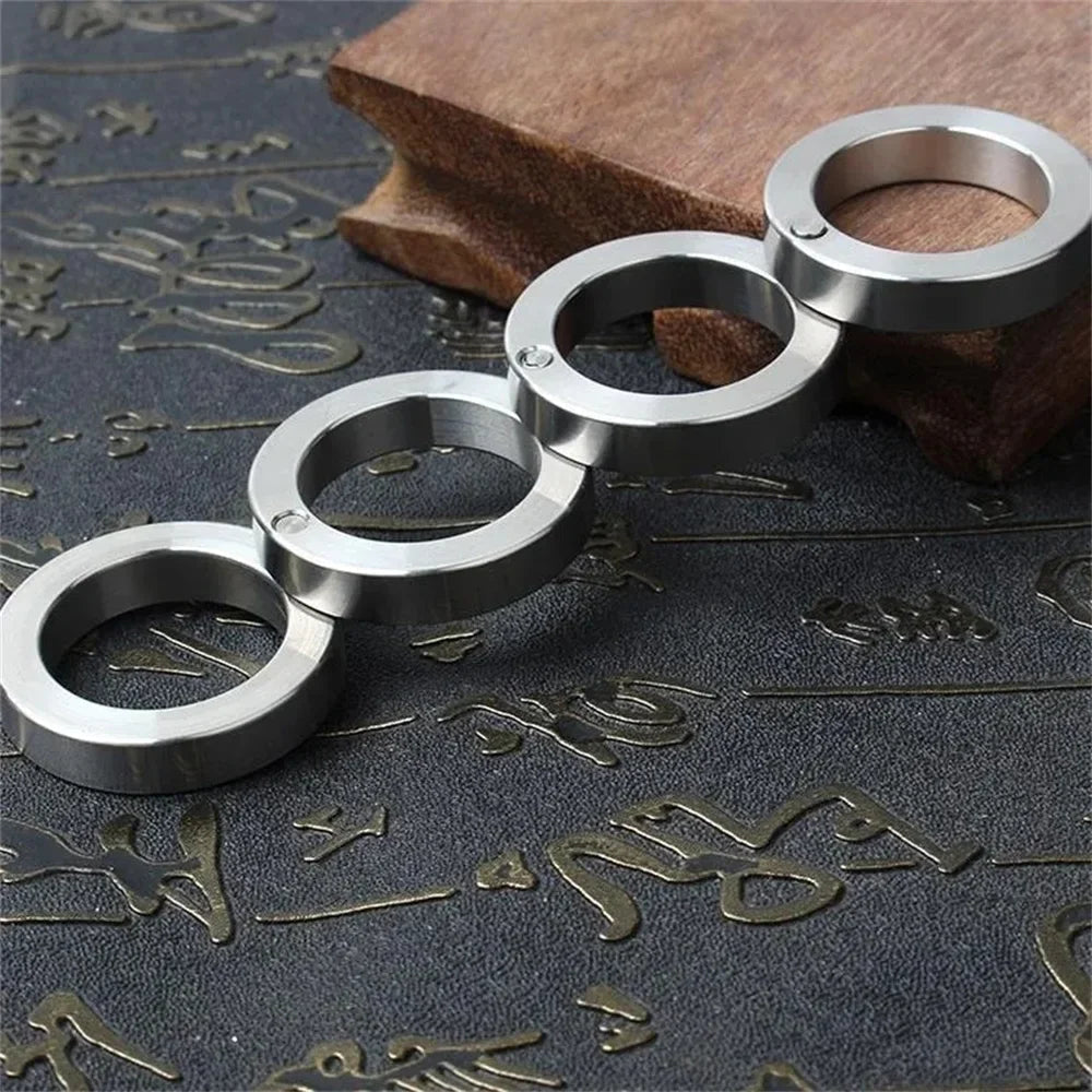 SchutzRing | FLEXIBLE SELBSTVERTEIDIGUNGS-RING MIT ROTIERENDEM DESIGN
