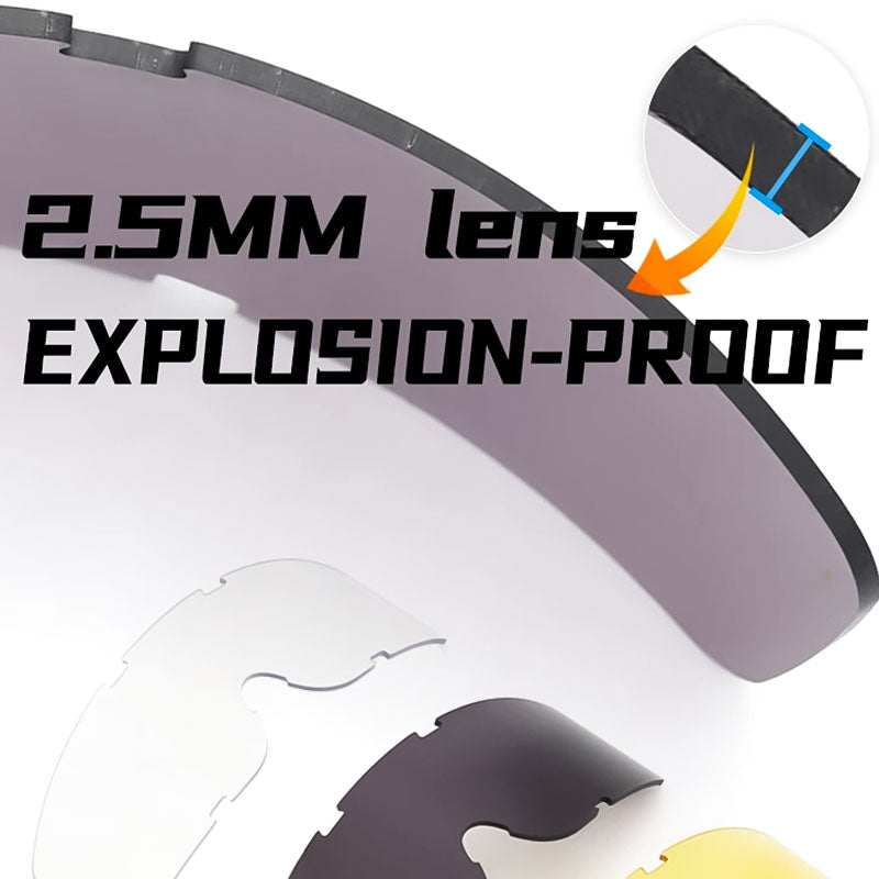 Sicherheitsbrille Mistview für Brillenträger – mit austauschbaren Gläsern