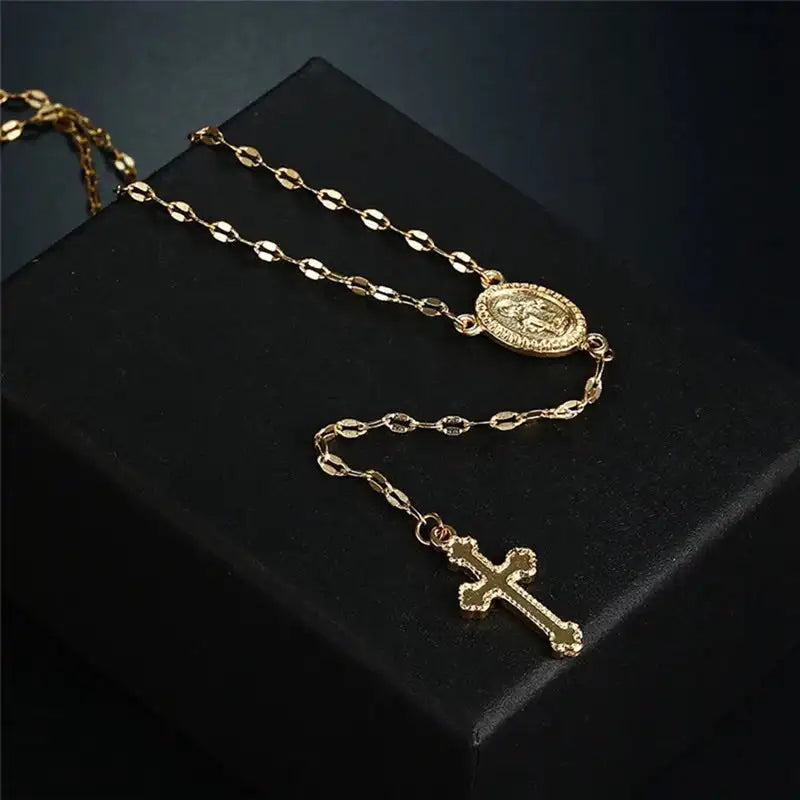 Spiritueller Rosenkranz Halskette – Eleganter Schmuck für jeden Anlass