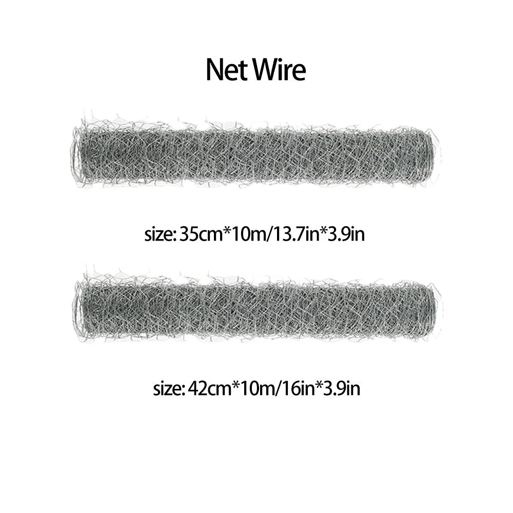 FlexiNet Hexagonal Wire Mesh Roll | Galvanized Quality | 10 m