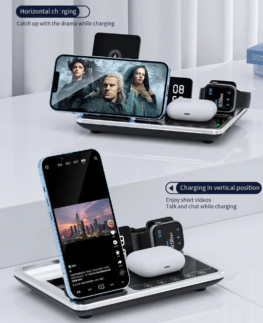 SmartCharge - 4-in-1 Wireless Charger for iPhone, Apple Watch and AirPods