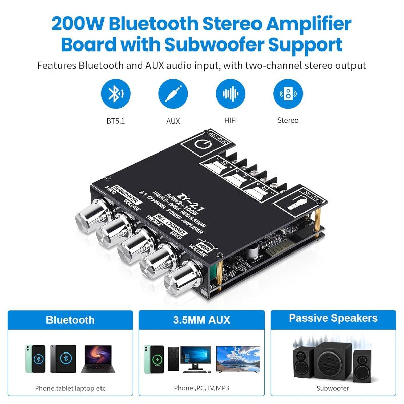 Bluetooth-Verstärkermodul 2.1 Kanal