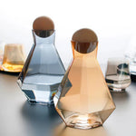 Kreative Glas-Wasserkanne im Diamantdesign – Trinkgefäß