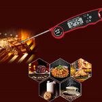Schnelles digitales Grillthermometer mit beleuchtetem Display