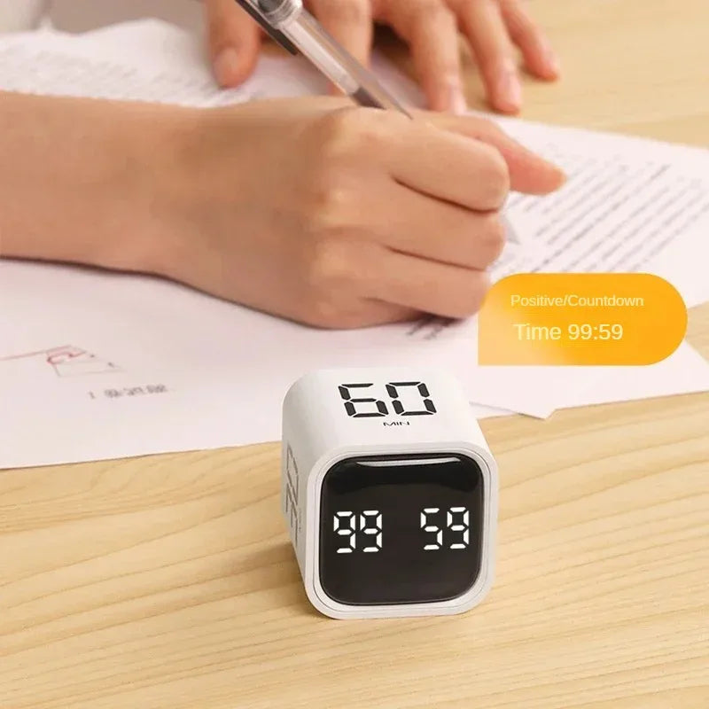 Zeitwürfel SlimTimer – Tragbarer LED-Würfel-Timer mit Bewegungssensor