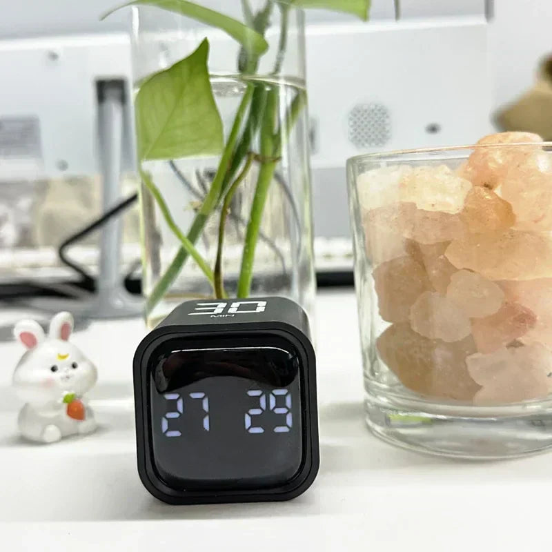 Zeitwürfel SlimTimer – Tragbarer LED-Würfel-Timer mit Bewegungssensor