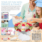 Kuchen-Drehteller Set mit Spatel für Dekoration – Backzubehör
