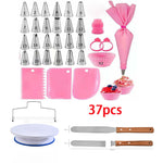 Kuchen-Drehteller Set mit Spatel für Dekoration – Backzubehör