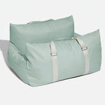 Car Travel Dog Booster Seat - Non-Slip Base with Safety Belt
